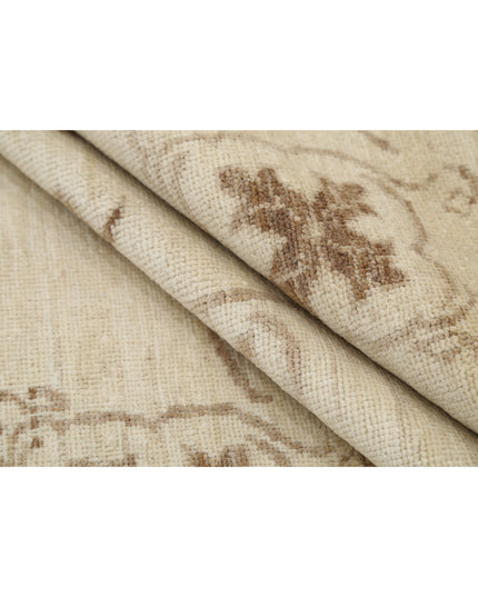 Modcar 6' 3" X 9' 1" Hand Knotted Wool Rug 6' 3" X 9' 1" (191 X 277) / Beige / Wool