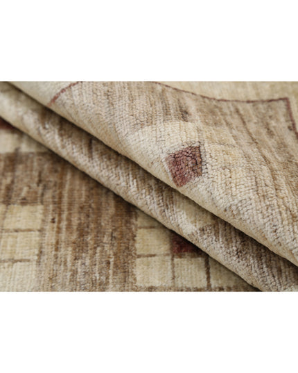 Modcar 5' 11" X 9' 3" Hand Knotted Wool Rug 5' 11" X 9' 3" (180 X 282) / Beige / Wool