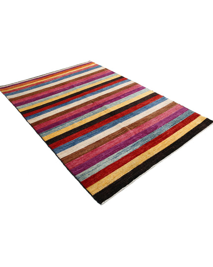 Modcar 5' 1" X 7' 3" Hand Knotted Wool Rug 5' 1" X 7' 3" (155 X 221) / Beige / Wool