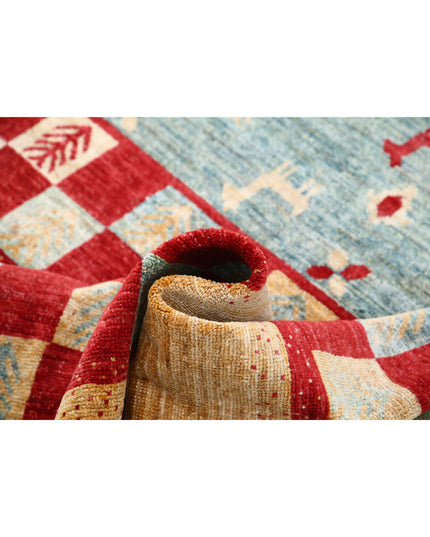 Modcar 4' 10" X 6' 4" Hand Knotted Wool Rug 4' 10" X 6' 4" (147 X 193) / Multi / Wool