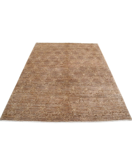 Modcar 5' 10" X 7' 9" Hand Knotted Wool Rug 5' 10" X 7' 9" (178 X 236) / Beige / Wool