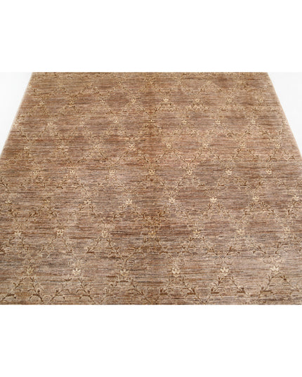 Modcar 5' 10" X 7' 9" Hand Knotted Wool Rug 5' 10" X 7' 9" (178 X 236) / Beige / Wool