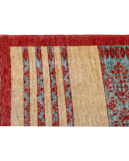 Modcar 4' 8" X 5' 11" Hand Knotted Wool Rug 4' 8" X 5' 11" (142 X 180) / Multi / Wool