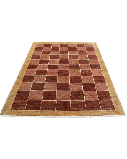 Modcar 4' 10" X 6' 2" Hand Knotted Wool Rug 4' 10" X 6' 2" (147 X 188) / Multi / Wool