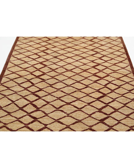 Modcar 4' 9" X 6' 2" Hand Knotted Wool Rug 4' 9" X 6' 2" (145 X 188) / Multi / Wool
