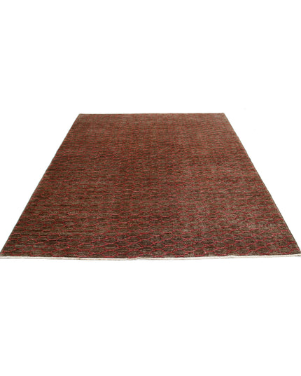 Modcar 6' 8" X 7' 8" Hand Knotted Wool Rug 6' 8" X 7' 8" (203 X 234) / Multi / Wool