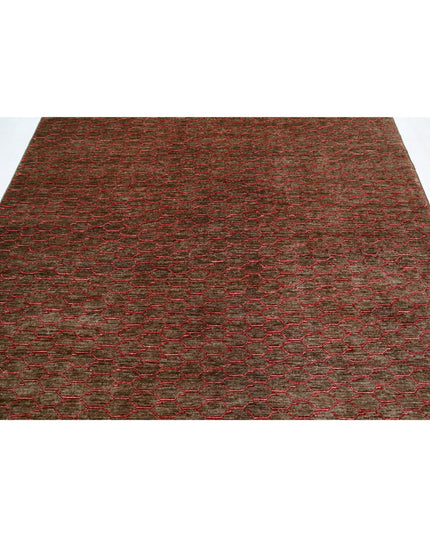 Modcar 6' 8" X 7' 8" Hand Knotted Wool Rug 6' 8" X 7' 8" (203 X 234) / Multi / Wool