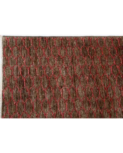 Modcar 6' 8" X 7' 8" Hand Knotted Wool Rug 6' 8" X 7' 8" (203 X 234) / Multi / Wool