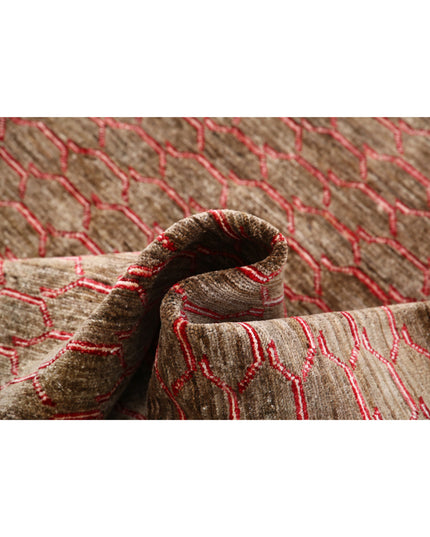 Modcar 6' 8" X 7' 8" Hand Knotted Wool Rug 6' 8" X 7' 8" (203 X 234) / Multi / Wool