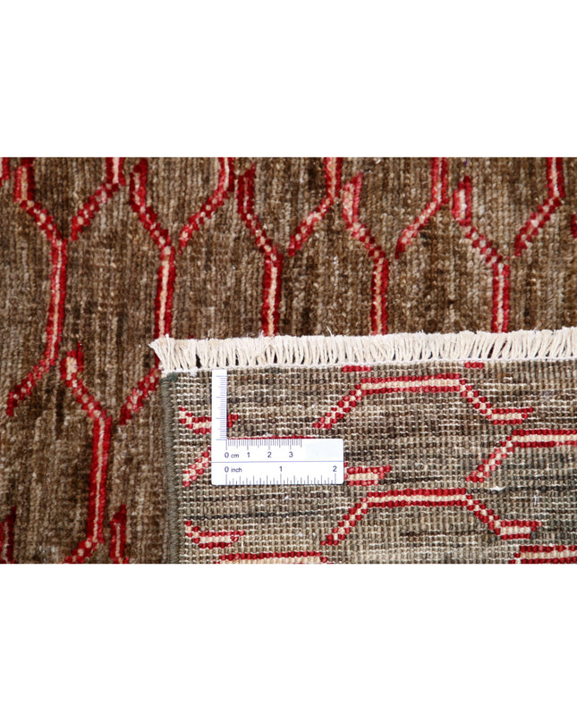 Modcar 6' 8" X 7' 8" Hand Knotted Wool Rug 6' 8" X 7' 8" (203 X 234) / Multi / Wool