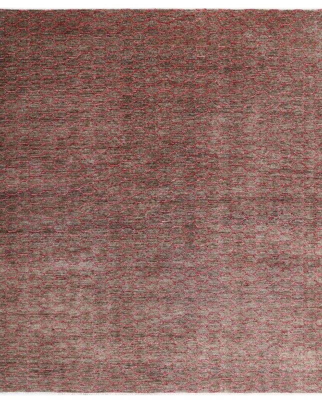 Modcar 6' 8" X 7' 8" Hand Knotted Wool Rug 6' 8" X 7' 8" (203 X 234) / Multi / Wool