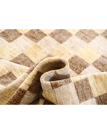 Modcar 6' 9" X 9' 7" Hand Knotted Wool Rug 6' 9" X 9' 7" (206 X 292) / Beige / Wool