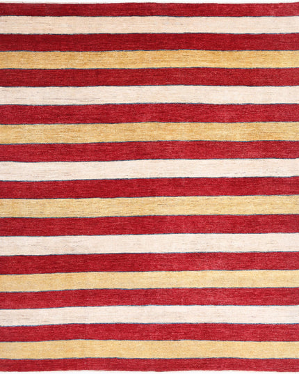 Modcar 6' 8" X 8' 1" Hand Knotted Wool Rug 6' 8" X 8' 1" (203 X 246) / Beige / Wool