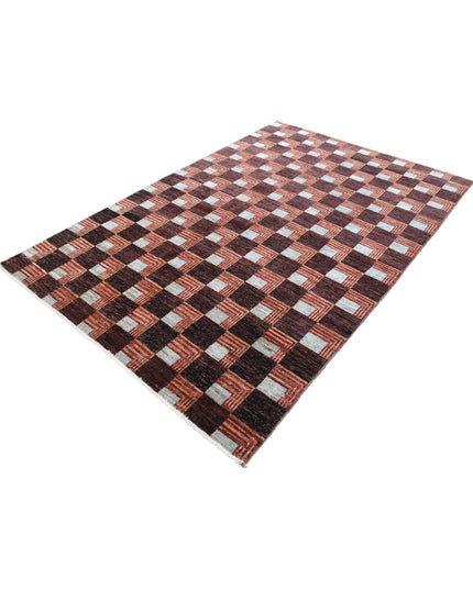 Modcar 5' 8" X 8' 5" Hand Knotted Wool Rug 5' 8" X 8' 5" (173 X 257) / Multi / Wool