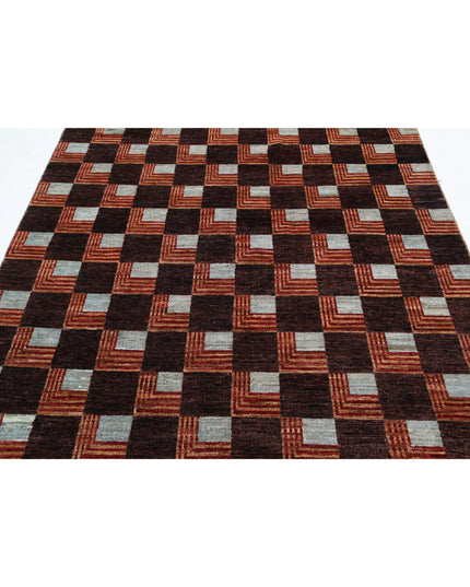 Modcar 5' 8" X 8' 5" Hand Knotted Wool Rug 5' 8" X 8' 5" (173 X 257) / Multi / Wool