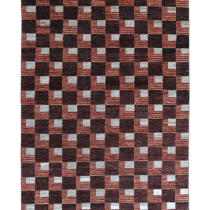 Modcar 5' 8" X 8' 5" Hand Knotted Wool Rug 5' 8" X 8' 5" (173 X 257) / Multi / Wool