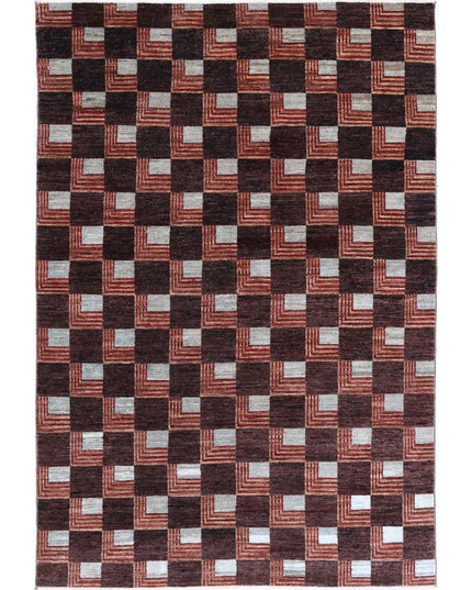 Modcar 5' 8" X 8' 5" Hand Knotted Wool Rug 5' 8" X 8' 5" (173 X 257) / Multi / Wool