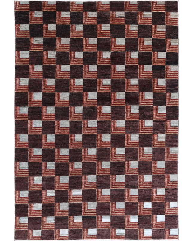 Modcar 5' 8" X 8' 5" Hand Knotted Wool Rug 5' 8" X 8' 5" (173 X 257) / Multi / Wool