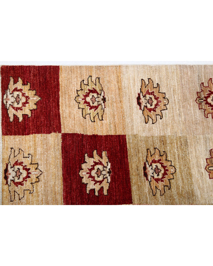 Modcar 6' 1" X 9' 5" Hand Knotted Wool Rug 6' 1" X 9' 5" (185 X 287) / Beige / Wool