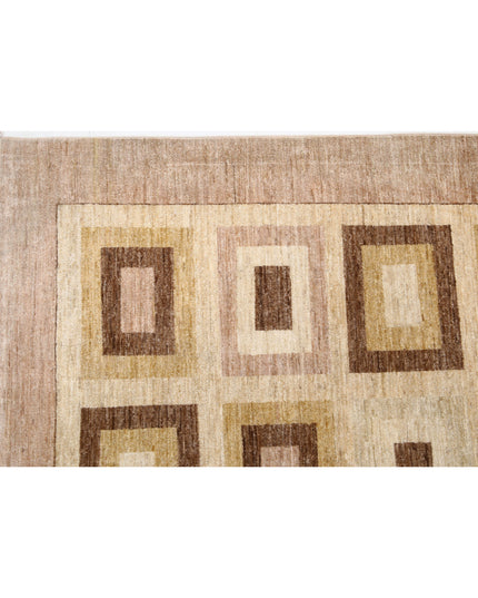 Modcar 6' 8" X 8' 11" Hand Knotted Wool Rug 6' 8" X 8' 11" (203 X 272) / Beige / Wool