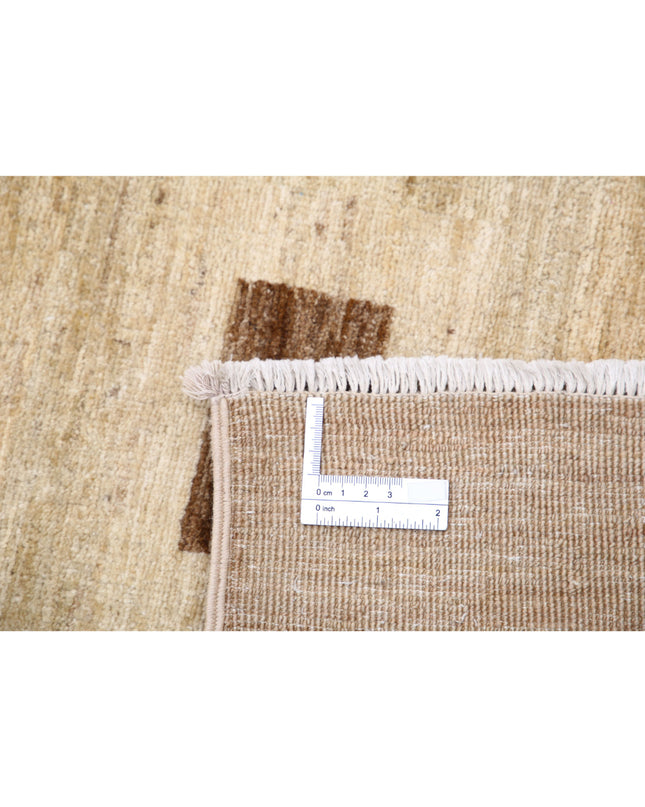 Modcar 6' 8" X 8' 11" Hand Knotted Wool Rug 6' 8" X 8' 11" (203 X 272) / Beige / Wool