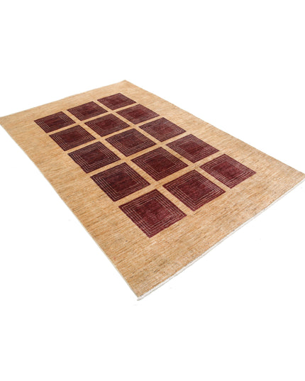 Modcar 5' 1" X 7' 8" Hand Knotted Wool Rug 5' 1" X 7' 8" (155 X 234) / Multi / Wool