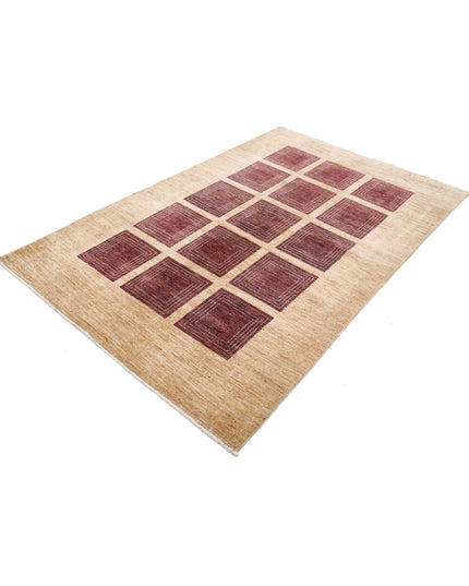 Modcar 5' 1" X 7' 8" Hand Knotted Wool Rug 5' 1" X 7' 8" (155 X 234) / Multi / Wool