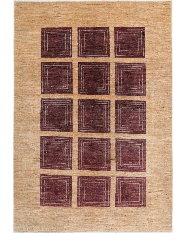 Modcar 5' 1" X 7' 8" Hand Knotted Wool Rug 5' 1" X 7' 8" (155 X 234) / Multi / Wool