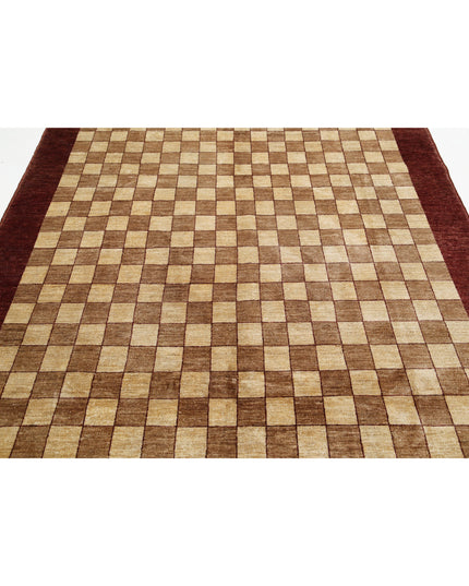 Modcar 6' 7" X 9' 4" Hand Knotted Wool Rug 6' 7" X 9' 4" (201 X 284) / Multi / Wool