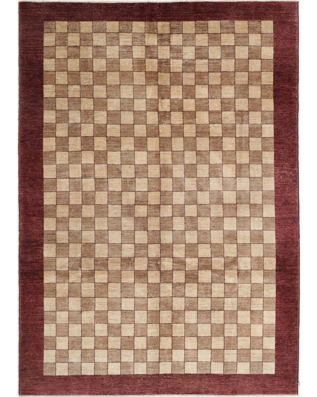 Modcar 6' 7" X 9' 4" Hand Knotted Wool Rug 6' 7" X 9' 4" (201 X 284) / Multi / Wool