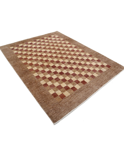 Modcar 6' 4" X 8' 3" Hand Knotted Wool Rug 6' 4" X 8' 3" (193 X 251) / Multi / Wool