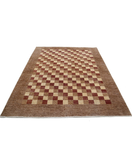 Modcar 6' 4" X 8' 3" Hand Knotted Wool Rug 6' 4" X 8' 3" (193 X 251) / Multi / Wool