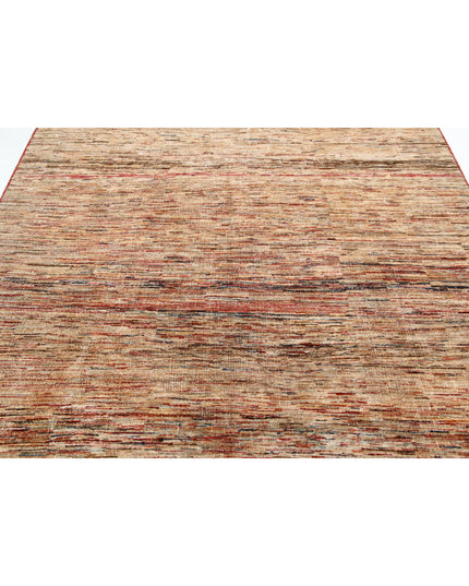 Modcar 7' 1" X 9' 2" Hand Knotted Wool Rug 7' 1" X 9' 2" (216 X 280) / Multi / Wool