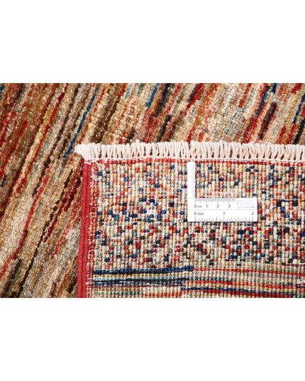 Modcar 7' 1" X 9' 2" Hand Knotted Wool Rug 7' 1" X 9' 2" (216 X 280) / Multi / Wool