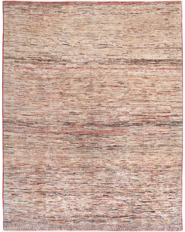 Modcar 7' 1" X 9' 2" Hand Knotted Wool Rug 7' 1" X 9' 2" (216 X 280) / Multi / Wool