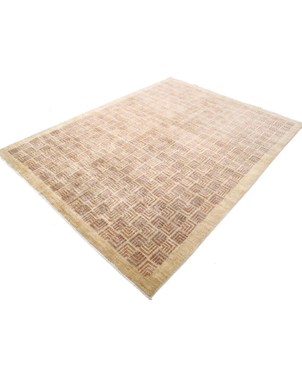 Modcar 6' 6" X 8' 6" Hand Knotted Wool Rug 6' 6" X 8' 6" (198 X 259) / Multi / Wool