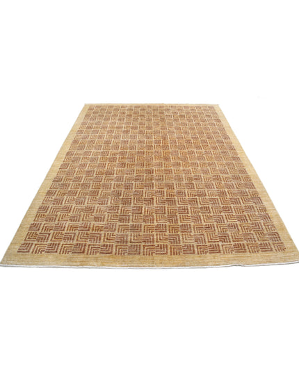 Modcar 6' 6" X 8' 6" Hand Knotted Wool Rug 6' 6" X 8' 6" (198 X 259) / Multi / Wool