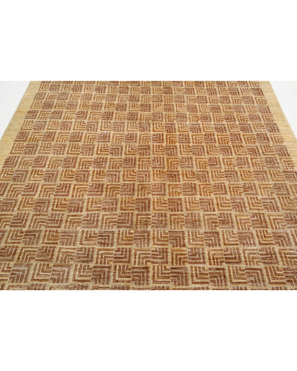 Modcar 6' 6" X 8' 6" Hand Knotted Wool Rug 6' 6" X 8' 6" (198 X 259) / Multi / Wool