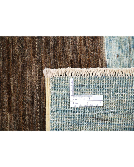 Modcar 6' 6" X 7' 3" Hand Knotted Wool Rug 6' 6" X 7' 3" (198 X 221) / Multi / Wool