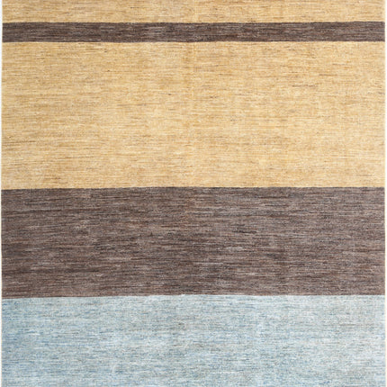 Modcar 6' 6" X 7' 3" Hand Knotted Wool Rug 6' 6" X 7' 3" (198 X 221) / Multi / Wool