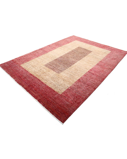 Modcar 6' 8" X 9' 2" Hand Knotted Wool Rug 6' 8" X 9' 2" (203 X 280) / Multi / Wool