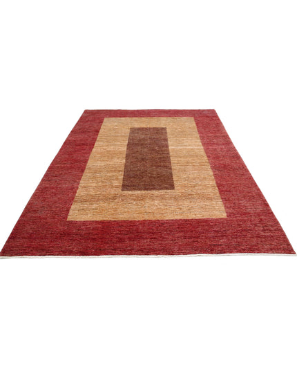 Modcar 6' 8" X 9' 2" Hand Knotted Wool Rug 6' 8" X 9' 2" (203 X 280) / Multi / Wool