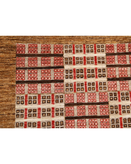 Modcar 6' 1" X 9' 10" Hand Knotted Wool Rug 6' 1" X 9' 10" (185 X 300) / Beige / Wool