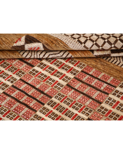 Modcar 6' 1" X 9' 10" Hand Knotted Wool Rug 6' 1" X 9' 10" (185 X 300) / Beige / Wool