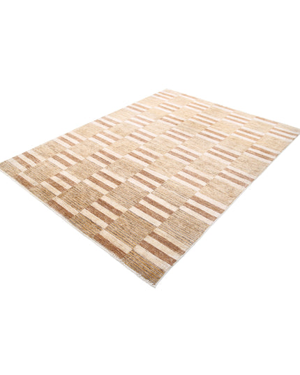 Modcar 5' 10" X 7' 8" Hand Knotted Wool Rug 5' 10" X 7' 8" (178 X 234) / Multi / Wool