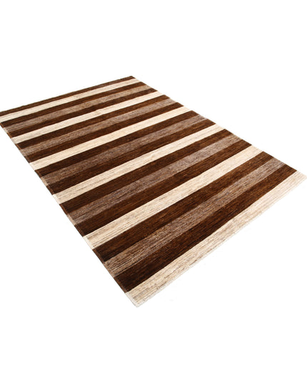 Modcar 5' 1" X 7' 4" Hand Knotted Wool Rug 5' 1" X 7' 4" (155 X 223) / Multi / Wool