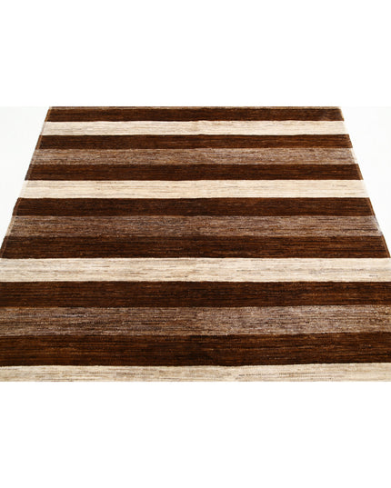 Modcar 5' 1" X 7' 4" Hand Knotted Wool Rug 5' 1" X 7' 4" (155 X 223) / Multi / Wool