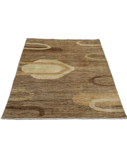 Modcar 3' 9" X 5' 7" Hand Knotted Wool Rug 3' 9" X 5' 7" (114 X 170) / Multi / Wool