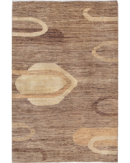 Modcar 3' 9" X 5' 7" Hand Knotted Wool Rug 3' 9" X 5' 7" (114 X 170) / Multi / Wool