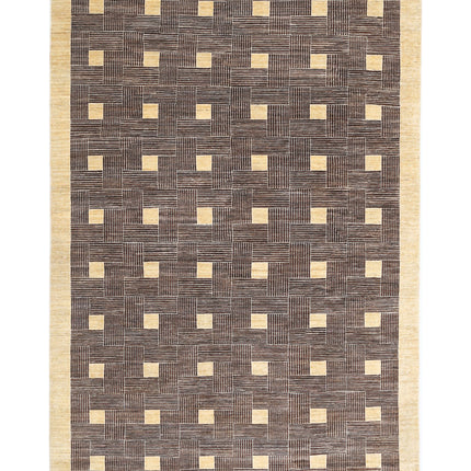 Modcar 6' 6" X 9' 11" Hand Knotted Wool Rug 6' 6" X 9' 11" (198 X 302) / Multi / Wool